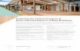 Reducing the Carbon Footprint & Environmental …...Reducing the Carbon Footprint & Environmental Impacts of New Buildings The Tasmanian Government and community can economically reduce