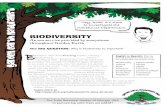 BIODIVERSITY · Biodiversity _____ means “variety of life”. Biodiversity can be measured by richness, the number of different types of species in an area, or evenness, how the