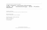 SCHOLAR Study Guide CfE Higher Human Biology Unit 4 ... · SCHOLAR Study Guide CfE Higher Human Biology Unit 4: Immunology and Public Health Authored by: Eoin McIntyre (Previously