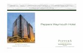 Peppers Waymouth Hotel · Peppers Waymouth Hotel 4 | P a g e Conference & Event Space Peppers Waymouth Hotel has two spaces which can be configured to suit a range of different events