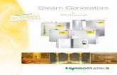 Steam Generators - hygromatik.com · HygroMatik steam generators Different performance classes for all kinds of uses HygroMatik steam generators produce mineral-free, hygienic steam