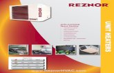 UNIT HEATERS - Amazon S3 · In 1937 the first Reznor self-contained, suspended, gas-fired unit heater was introduced. This technological advancement was the result of years of innovation