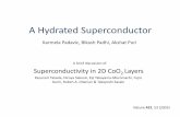 A Hydrated Superconductor - University Of Illinois · 2014-12-05 · Superconductivity in 2D CoO 2 Layers Kazunori Takada, Hiroya Sakurai, EijiTakayama‐Muromachi, Fujio Izumi, Ruben
