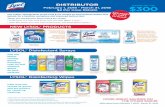 Use LYSOL® Disinfectants to Kill Cold & Flu viruses …huffunitedpaper.com/images/Lysol_DistSvngs_FebMar2018.pdfLYSOL® DISINFECTING WIPES SCENT CASE PACK/SIZE RB ITEM # # OF CASES
