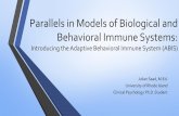 Parallels in Models of Biological and Behavioral Immune ...€¦ · Parallels in Models of Biological and Behavioral Immune Systems: Introducing the Adaptive Behavioral Immune System