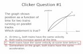 Clicker Question #1 - Physics Coursescourses.physics.ucsd.edu/2013/Fall/physics1a/Clicker Question 1A.pdf · Clicker Question #20 . Acceleration can occur in a direction directly