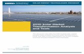 2010 Solar Market Transformation Analysis and Tools · SOLAR ENERGY TECHNOLOGIES PROGRAM FY10 Solar Market tranSForMation analYSiS and toolS 2 april 2010 Project Purpose To develop