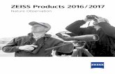 ZESIS Products 2016 / 2017excopesa-natura.com/data/uploads/files/zeiss_nature...HT The brightest binoculars from ZEISS HT 8 × 54 The revolutionary optical design enables ZEISS to