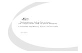 Parliamentary Joint Committee on Corporations …...Parliamentary Joint Committee on Corporations and Financial Services Corporate Insolvency Laws: a Stocktake Commonwealth of Australia