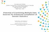 Potential of Combining Multiple Data Sources for …...Combining Multiple Data Sources Record Linkage (Unit-level) Records from different data sources but belong to the same unit are