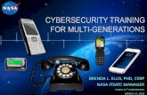 CYBERSECURITY TRAINING FOR MULTI-GENERATIONS FOR GENERATIONS · FOR GENERATIONS CYBERSECURITY TRAINING FOR MULTI-GENERATIONS BRENDAL. ELLIS, PHD, CERP NASAITSATCMANAGER FISSEA 31ST