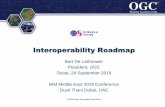 Interoperability Roadmap - BIM Middle East€¦ · Using location, we connect people, communities, technology and decision making to create a sustainable future Advance development