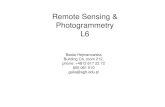 Remote Sensing & Photogrammetry L6twiki.fotogrametria.agh.edu.pl/pub/Dydaktyka/RemoteSensingDocum… · Remote Sensing & Photogrammetry L6 Beata Hejmanowska Building C4, room 212,