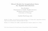 Mixed Models for Longitudinal Data: An Applied Introduction · 2019-03-29 · Mixed Models for Longitudinal Data: An Applied Introduction Don Hedeker Department of Public Health Sciences