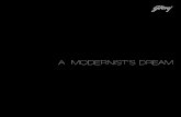 A MODERNIST’S DREAM · 2018-05-22 · A good creation, is a beautiful thing. A great creation, changes lives. This catalogue draws together a series of splendid creations from the