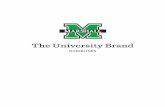 GUIDELINES - Marshall UniversityThe unit name logo must be created and approved by University Communications. We realize that every Marshall University unit prefers their own branding,