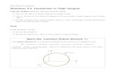 Worksheet 3.3: Introduction to Triple Integrals · BSU Math 275 (Ultman) Worksheet 3.3: Introduction to Triple Integrals 2 (Q2)To nd the y- and x-limits of integration, use the region
