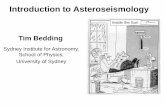 Introduction to Asteroseismology - Vilniaus …mao.tfai.vu.lt/.../20120806-Bedding-asteroseismology.pdf2012/08/06  · Introduction to Asteroseismology Tim Bedding Sydney Institute