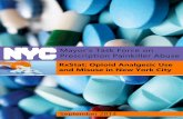 RxStat: Opioid Analgesic Use and Misuse in New York City...Source: New York City Office of the Chief Medical Examiner & New York City Department of Health and Mental Hygiene 2000-2012