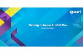 Getting to know ArcGIS Pro - SCAUG - Home€¦ · •ArcMap continues • ArcGIS Pro is a new part of Desktop • ArcMap and ArcGIS Pro run side by side-Separate install-Imports MXDs,