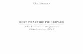 BEST PRACTICE PRINCIPLES - De Beers/media/Files/D/De... · Canadian Guidelines with Respect to the Sale and Marketing of Diamonds, Coloured Gemstones and Pearls, revised 2003. CIBJO
