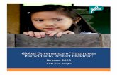 Global Governance of Hazardous Pesticides to Protect Childrenfiles.panap.net/resources/SAICM-PANAP-Children-and-Pesticides.pdf · governments. Additionally, the Code and its guidelines
