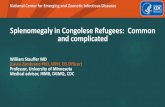 Splenomegaly in Congolese Refugees: Common ... - dhs.pa.gov in Congolese Refugees;.pdfCase 2: 23 yo Ethiopian male with 3-4 weeks of fevers and splenomegaly 23 yo Ethiopian male with