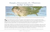 Read-Around-A-Theme: Solar Eclipses · Read-Around-A-Theme: Solar Eclipses This map shows the path of the moon’s umbral shadow – in which the sun will be completely obscured by