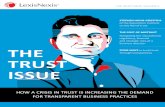 STEPHEN HAHN-GRIFFITHS THE COST OF MISTRUST · polled by the Edelman Trust Barometer said they trust what they hear from ... Reputation Institute ranking rose from 6th in 2016 to
