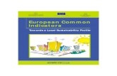 European Common Indicators - GDRC4 EUROPEAN COMMON INDICATORS (ECI): BACKGROUND AND CONTEXT 8 1.1 Indicators as a tool for sustainable policy making - the urban/local perspective 8