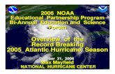 Overview of the Record Breaking 2005 Atlantic …...Emergency Management Agency updated on Hurricane Dennis track with Brock Long, Bill O’Brien and Rodney Rose, Saturday, July 9,