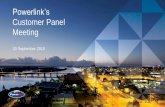 Customer Panel Meeting - Powerlink Queensland...customer-centric decision making. Customer centricity score. Demonstrated examples of Powerlink driving customer-oriented behavioural