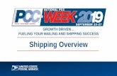 GROWTH DRIVEN… FUELING YOUR MAILING AND SHIPPING SUCCESS Shipping Overview · 2019-09-30 · 1.Exceptions apply. For details, visit the Domestic Mail Manual . 2.Scheduled delivery