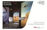 Fixed Income Investor Presentation - Westpac€¦ · | Westpac Group First Half 2016 Fixed Income Presentation I July 2016 I Asia Roadshow Capital ratios materially strengthened 7