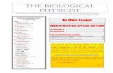 THE BIOLOGICAL PHYSICIST - APS Home · 2 Soft Matter, Biological, & Inter-disciplinary Physics Articles from Physical Review Letters 1 December 2006 Vol 97, Number 22, Articles (22xxxx)