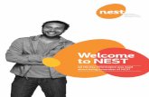 Welcome to NEST · the welcome letter we sent you when you joined. If you can’t find it don’t worry, you can still log in with your date of birth. Go to nestpensions.org.uk/myaccount