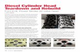 Diesel Cylinder Head Teardown and Rebuild · Diesel Cylinder Head Teardown and Rebuild Ford 6.0L Power Stroke 32-valve head BY SCOTT DEIBLER Before disassembly and after cleaning