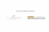 FLOORPLANS - Caspian Propertiescaspian-properties.com/launch/address-jumeirah-floorplans.pdf · SERVICED APARTMENTS Disclaimer: 1. All materials, dimensions & drawings are approximate.
