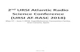 Science Conference (URSI AT-RASC 2018)atrasc.com/content/stick/booklet.pdfAT-RASC 2018 Special Workshop “Women in Radio Science” o Prof. Asta Pellinen-Wallberg AT-RASC 2018 Young