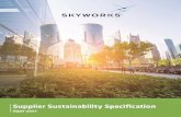 SQ03-0337 - SKYWORKS · tal, Health & Safety, Ethics, and Labor. 4.3 Responsible Business Alliance Code of Conduct Skyworks Solutions, Inc. is committed to operating in full compliance