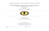 DTAS Mobile Application User Manual - SSI …...DTAS Mobile Application User Manual CM No. DTAS-MAUM0-033-20080114 vi January 14, 2008 Draft (Version 3.3) FOR OFFICIAL USE ONLY Figure
