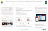 Mobile Application Concept Development for Remote Patient ...cci.drexel.edu/ichi2013/DC-posters/KascakLj-ICHI2013.pdf · • Design of the icons with the color coordination, ... •