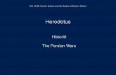 Herodotus - Duke Universitypeople.duke.edu/~wj25/slides/16 HerodotusThucydides.pdf · Herodotus Events! Xerxes: Debate to decide whether to invade Greece Xerxes: The Dream Canal across