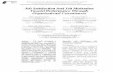 Job Satisfaction And Job Motivation Toward …The influence of job satisfaction toward organisational commitment is not significant with a value of 0,021 (Table 4); the first hypothesis
