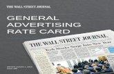 GENERAL ADVERTISING RATE CARD - Dow Jones & Company€¦ · 2019 | GENERAL ADVERTISING RATE CARD | 10 . MATERIAL SPECIFICATIONS STANDARD ADVERTISING UNITS WSJ offers Standard Advertising