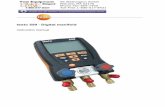 testo 550 · Digital manifold - Test Equipment Depot · 2018-12-10 · testo 550 · Digital manifold Instruction manual 99 Washington Street Melrose, MA 02176 Phone 781-665-1400 Toll