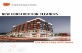 New Construction Cleaners web - ProsocoBrick Cleaners #1 best seller Red clay brick cleaned with Sure Klean 600, the top-selling new construction cleaner since 1956. Concrete brick