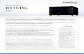 DiskStation DS1019+ · • Synology MailPlus allows your business to set up a private and reliable mail server with the support of high-availability design and gives your employees