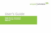 User’s Guide - Amped Wireless€¦ · REC10 USER’S GUIDE 16 16 If the Home/Office Network connection fails try the following… a. Check to see that your Home Network security