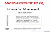 User s Manual - Kitchensource.com · User's Manual WS-50E30SS WS-50E36SS Please read this operation manual thoroughly before using your range hood. Store it in a safe location for